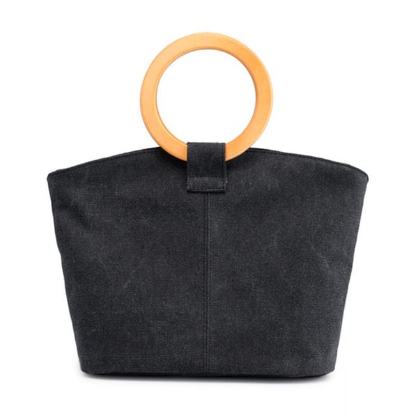 

women's mini solid color bag casual canvas small shell bag wholesale small handbag