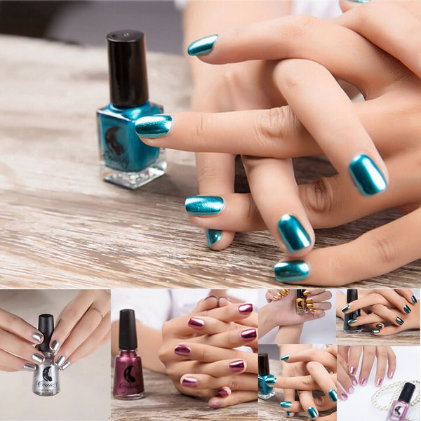 

2018 new fashion women girl mirror nail polish plating silver paste metal color stainless steel beauty nail art drop shipping