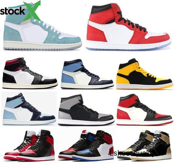 

high og 1 turbo green spider-man gym red homage to home jordon basketball shoes men 1s obsidian new love sports sneakers with box