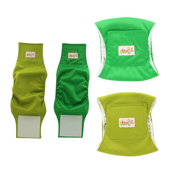 

ohbabyka brand male dog diaper 2019 cute pet dog wraps s m l size doggy panties stylish comfortable sanitary nappies