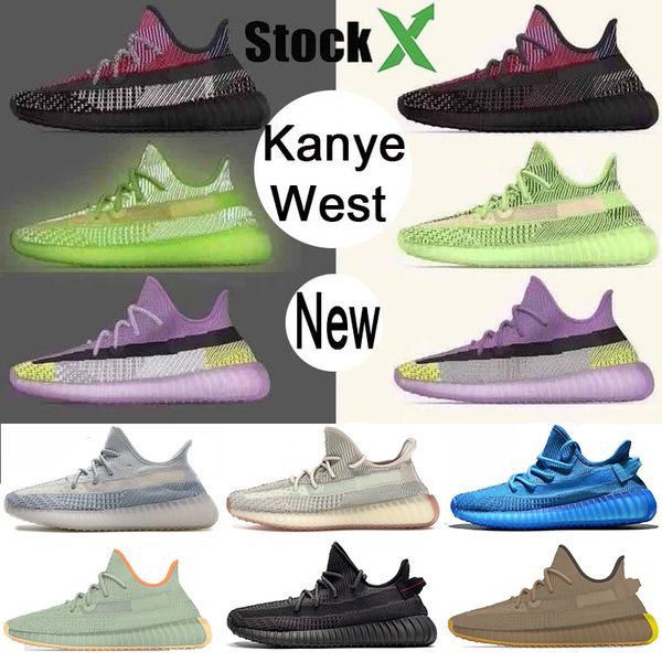 

special offer yecheil yeezreel yeshaya running shoes men zebra kanye west desert sage earth citrin zebra gid 3m reflective static sneaker