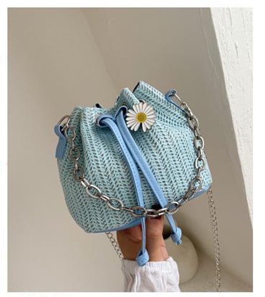

mini bag female 2020 popular newset wave fashion small daisy chain bucket clutch shoulder messenger bag