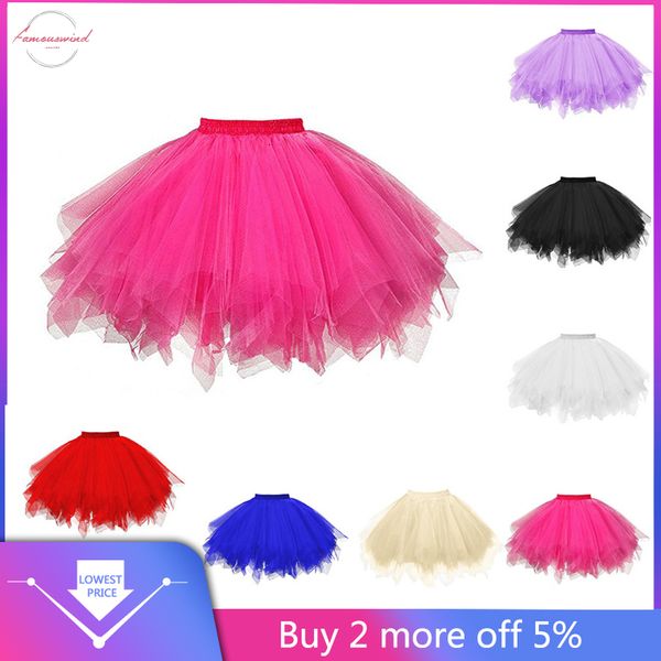 

skirts womens pleated gauze short skirt tutu polyester dancing skirt lack,white,red,blue,purple,yellow,pink colors, Black