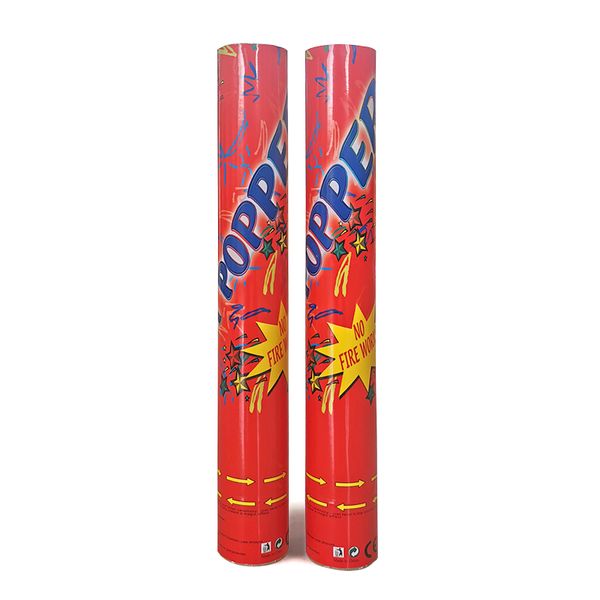 

yiwu foreign trade red english salute wedding supplies for festivals and festivities hand held spray cylinder 40cm