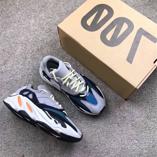 

2018 authentic 700 kanye west wave runner men women authentic 700 v2 static mauve triple white ef2829 outdoor sneakers shoes size 5-13, Black