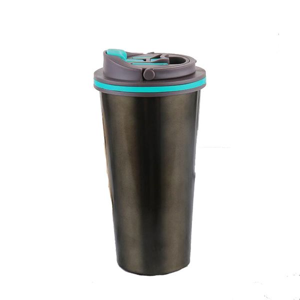 

500ml 17oz vacuum insulated travel coffee mug wide mouth stainless steel double wall water tumbler with leak proof lid