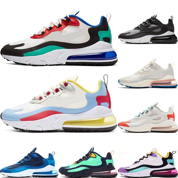 

2019 fashion react men running shoes triple black white grey mens trainers breathable sports outdoor athletic sneakers 40-45