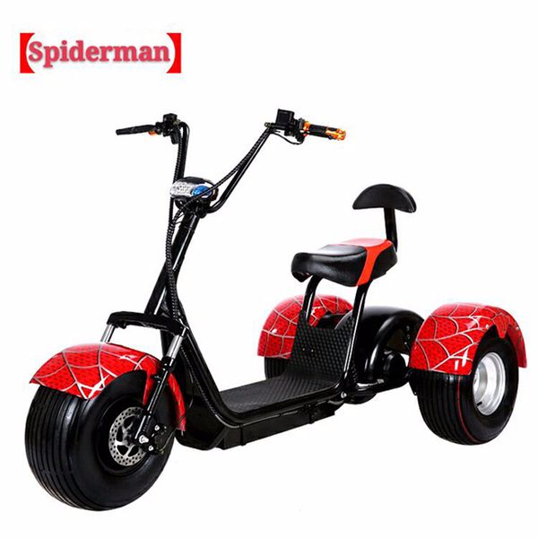 

electric scooter citycoco three wheel high-performance strong motor durable quick start attract eyeballs integral scooters