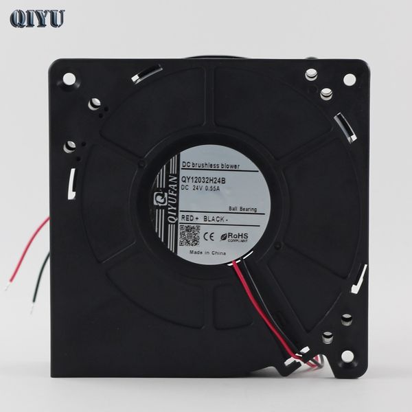 

dc 24v 12032 air blower,12cm turbo blower,auto cutoff, auto restart, locking and polarity protected motor,centrifugal fan
