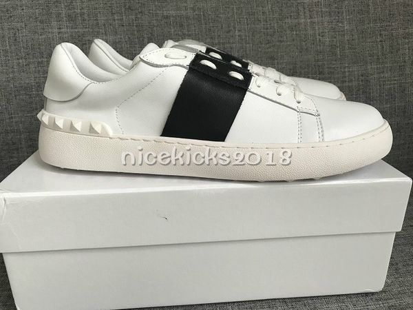 

all white lady comfort casual dress shoe sport sneaker mens casual leather shoes designer casual sports skateboarding shoe luxury designer, Black