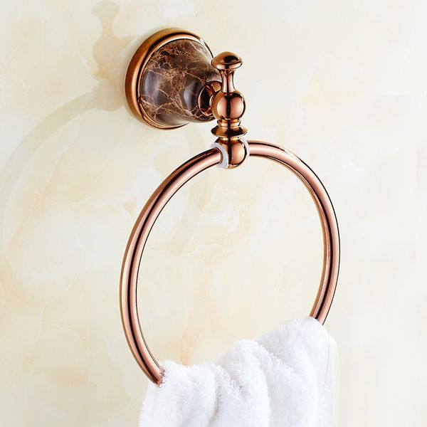 

твердые латунные золотые полотенца кольца держатель с нефритовым базовым полотенцем держателями роскошные аксессуары для ванной комнаты наст