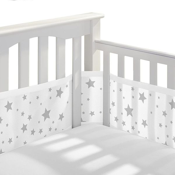 

2pcs/set summer bedding bumper for baby removable crib fence baby room cot rail