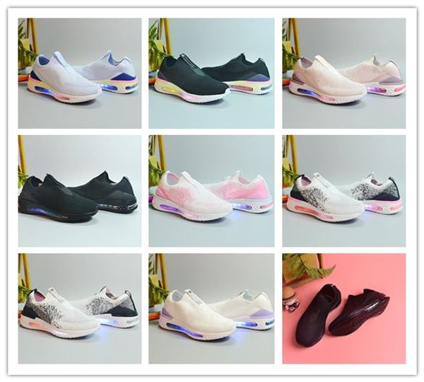 

with box kids epic react running shoes kid childrens boys girls luminous shoe flat shoes non-slip wear-resistant outdoor size 11c-3y, Black