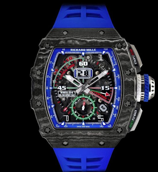 

a5 richard mill watches mechanical automatic wristwatch stainless steel strap stainless steel dial folding buckle asian movement new