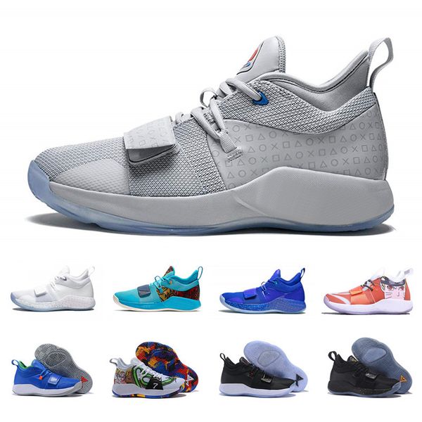 

2019 PlayStation x PG2.5 НАРУТО Dragon Ball PS4 Обувь PG 2.5S Волк Серый Приливно-синий Фортнит Белый Р