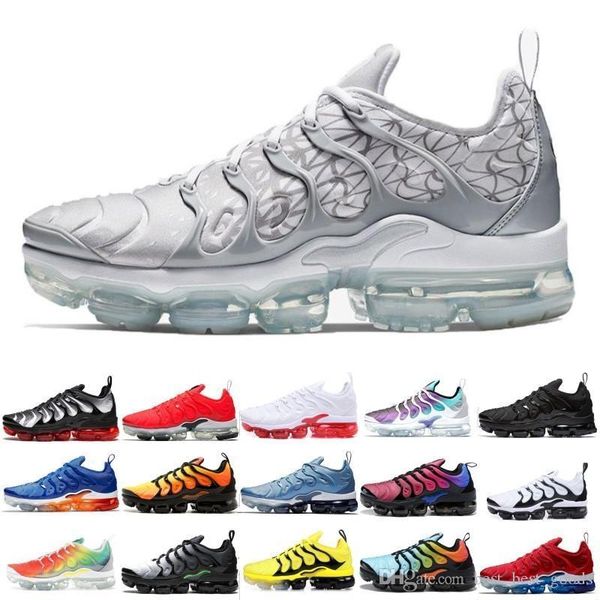 

прибытие новые tn plus кроссовки мужчины женщины игра королевская радуга отбеленные аква тройной белый черный исчезает синий вольт тренер ди