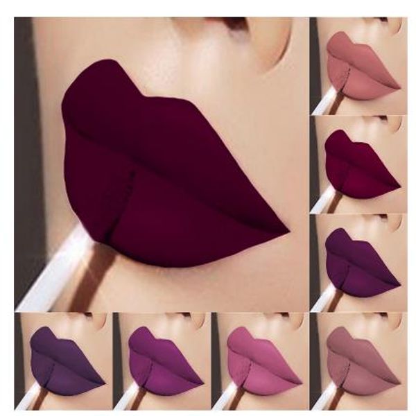 

24 color matte lip gloss waterproof long lasting liquid lipstick makeup lipgloss girl make up nude red purple tint lips glossest
