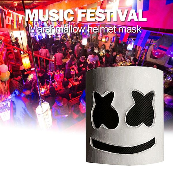 

music festival marshmallow mask headgear nightclub bar performance props environmentally friendly latex