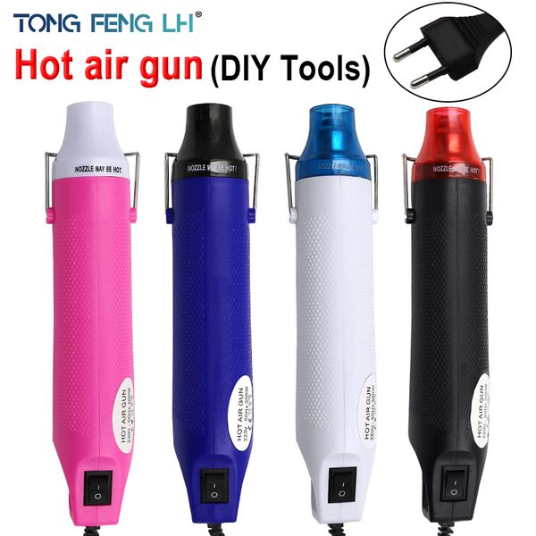 

220v diy using heat gun electric power tool air 300w temperature gun with supporting seat shrink plastic diy tool color
