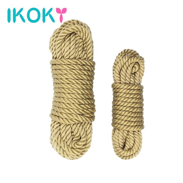 

5m soft products 10m erotic toys game fetish sm cotton rope slave couples for bondage flirting rope restraint c18112701