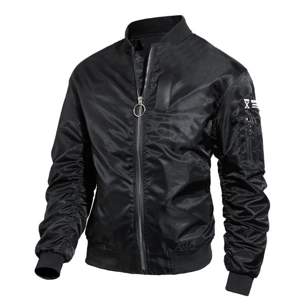 

mens jackets and coats autumn winter fashion casual stand collar leather chaqueta hombre coat camperas de hombre 2019 new, Black;brown