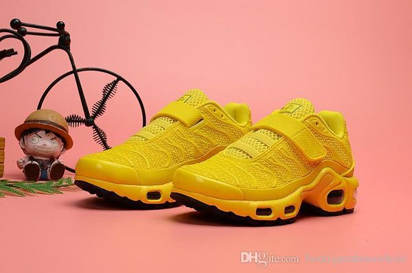 

большой маленький детская обувь кпу ртутный тн плюс радуга желтый белый розовый черный красный крюк петля классический удобную молодежные ма, Black