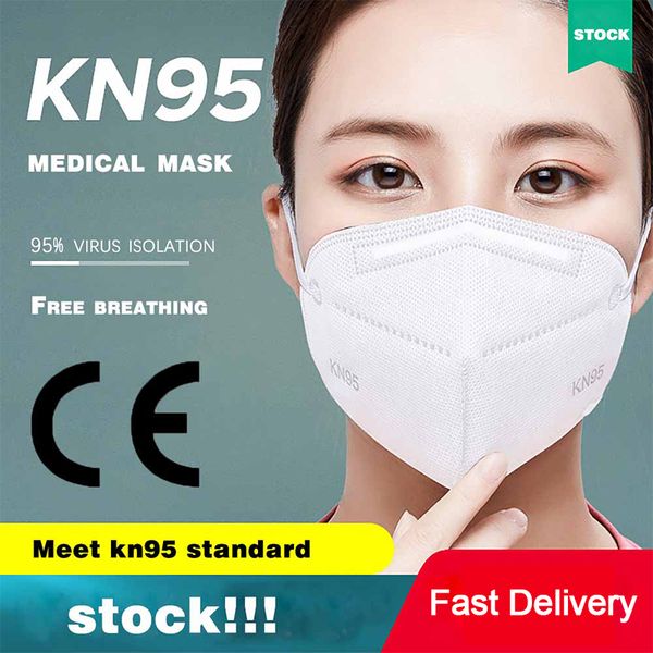 

быстро поставьте 5-слойную маску сертификата ce kn95 бактерии доказательство грипп и пылезащитный анти-туман дышащие хлопчатобумажные маски