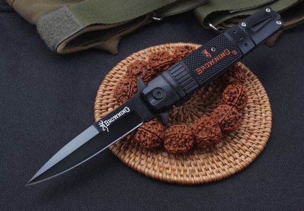 

2019 Нож для поджаривания Ножи Боковой открытый пружинный нож 5CR13MOV 58HRC Stee + алюминиевая ручка EDC Складной карманный нож Механизм выживания