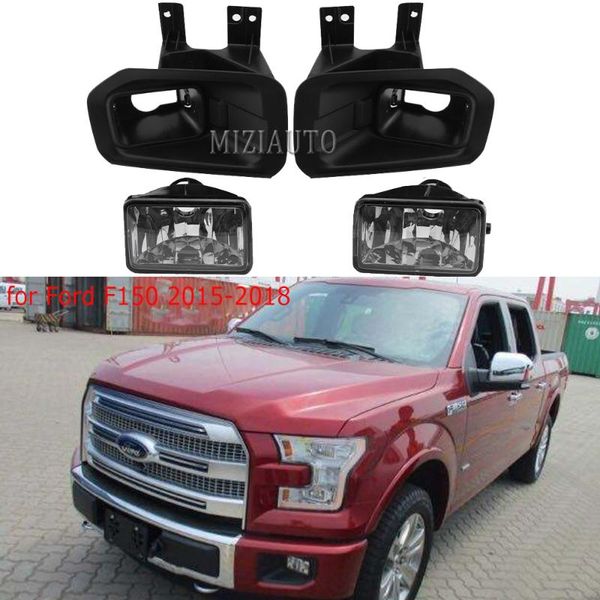 

front fog light for f150 2015-2018 fog lights lamps foglight covers cover frame bumper driving lamp