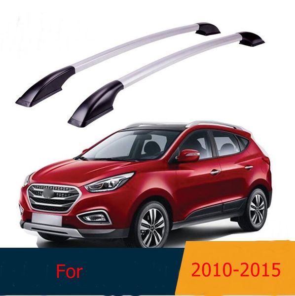 

roof rack boxes side rails bars luggage carrier a set for hyundai ix35 2010 -2015 2011 2012 2013 2014