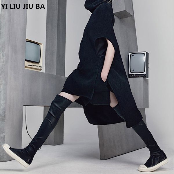 

special price winter boots fashion women over the knee boots casual flats women shoes mujer warm snow botas w010, Black