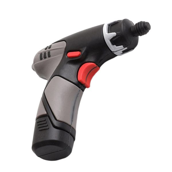 

light usb flash drive drill model usb 2.0 memory stick gray