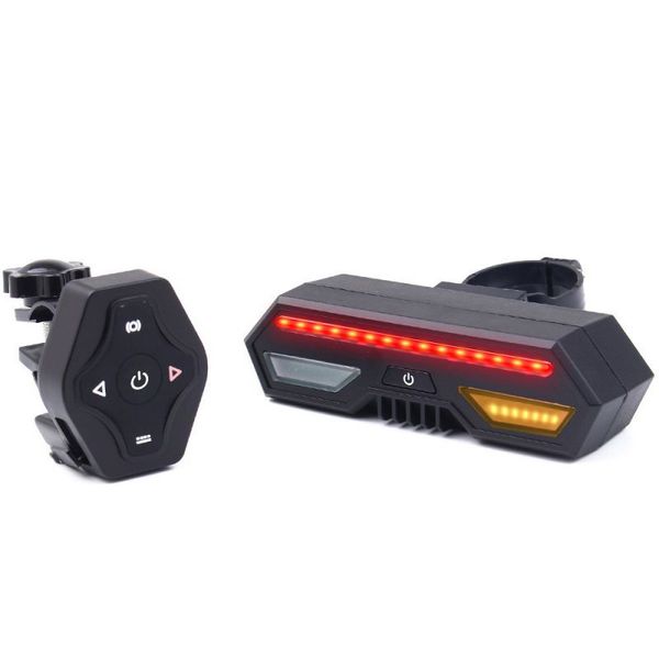 

new high-quality professional durable cycling bicycle taillight usb charging bright turn signal light 1 pcs