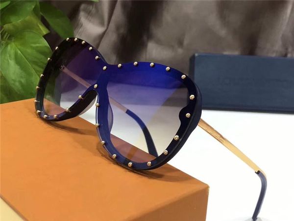 

new fashion designer women sunglasses 0957 butterfly frame with rivets popular selling style uv400 protective eyewear, White;black