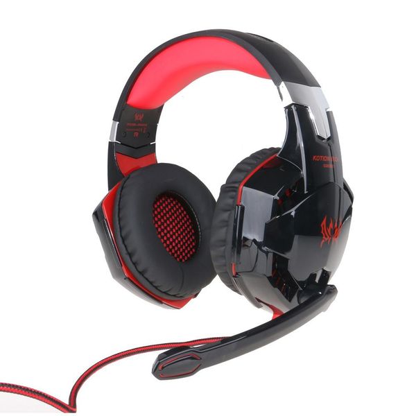 

g2000 computer stereo gaming headphones casque deep bass game earphone headset with mic led light for pc gamer