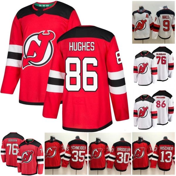 

86 Jack Hughes New Jersey Devils 76 PK Subban 17 Wayne Simmonds 9 Taylor Hall 35 Cory Schneider 13 Nico Hischier 30 Martin Martin Brodeur