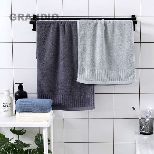 

plain color bathroom towels set for adults 100% cotton thick heavy 70x140cm bath towel 35x75cm face towel hand sport towels