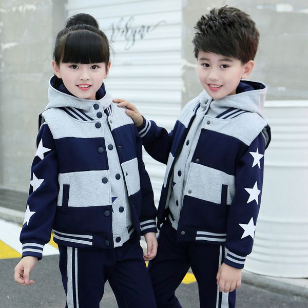 

baby girls sets 2019 autumn knit sweater leggings pants vest 3pcs boys set winter warm newborn suit kids infant clothes t200414, White