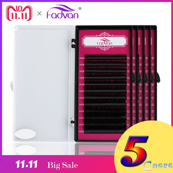 

fadvan wholesale professional makeup tool eyelash extensions professional korean super soft fabric false individual extension