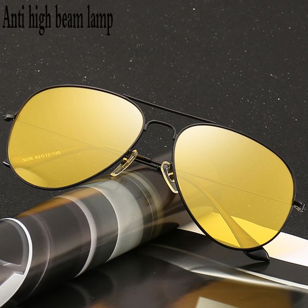 

anti-glare car drivers night vision goggles polarized driving glasses uv400 sun glasses driver night driving eyewear, White;black