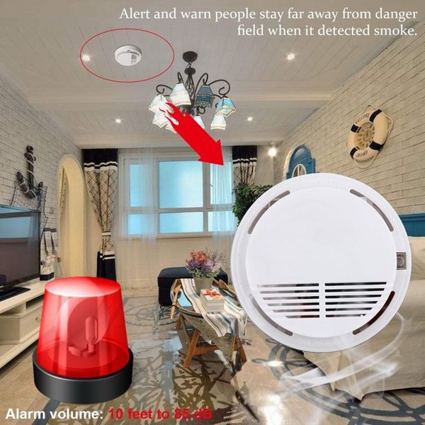 

smoke detector fire alarm detector independent smoke alarm sensor for home office security pelectric smoke alarm