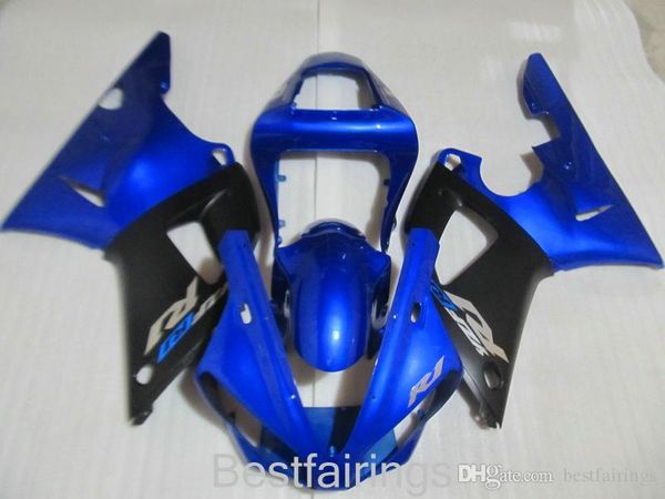 

zxmotor fairing kit for yamaha r1 2000 2001 blue black fairings yzf r1 00 01 ut85
