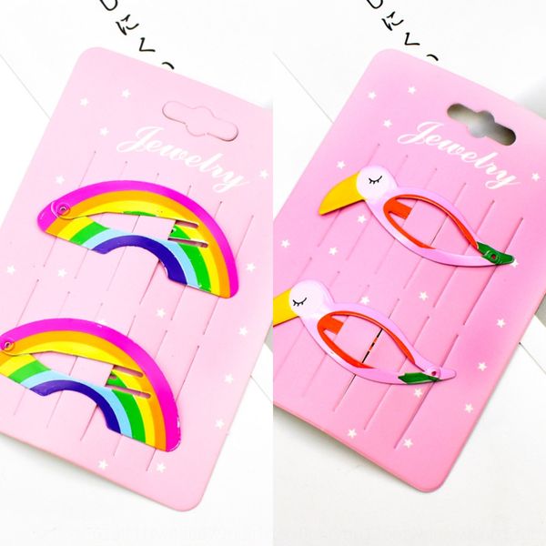 

children bb fruit animal tiktok bang clip fruit candy candy color girl hairpin set hairpin side clip, Slivery;white