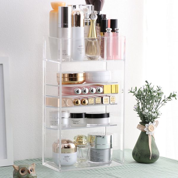 2019 New Clear Acrylic Makeup Organizer Nail Polish Lipstick