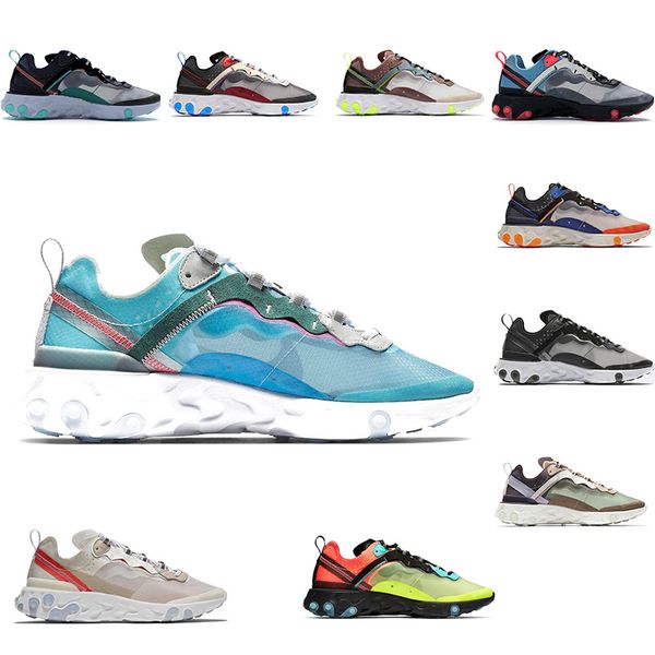 

2019 Element 87 Undercover Men Running Shoes For Women Designer Sneakers Sports Mens Trainer Sail Light Bone Size 36-45