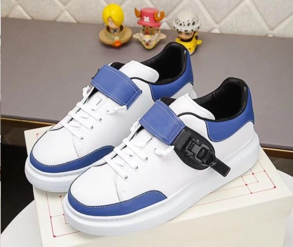 

luxury designer men shoes fashion women sneakers party platform dress shoes leather patchwork color chaussures casual trainers afx03, Black
