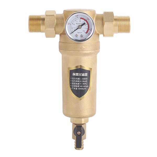 

brass reusable spin down sediment water filter - 40 for ppr20 tube