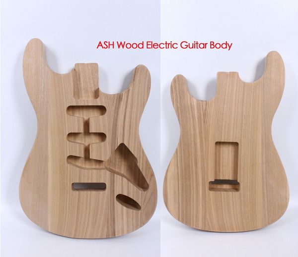 

strat electric guitar body replacement ash wood guitar accessories sss style