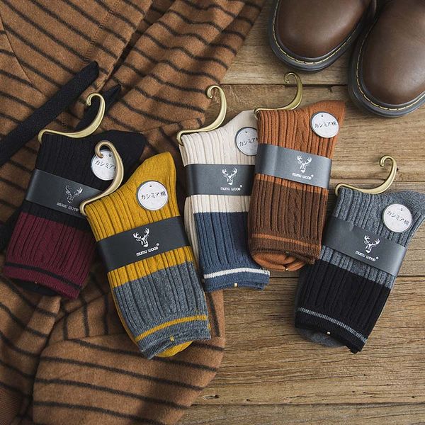 

spring autumn new simple casual color patchwork socks japanese style cotton women knit stocks k, Black;white