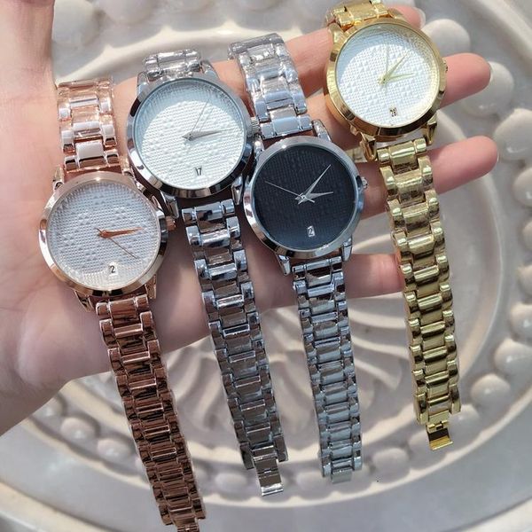 

2020 luxury famous designer golden women watches with date fashion luxury dress ladies watch ma am watches wholesale ing, Slivery;brown